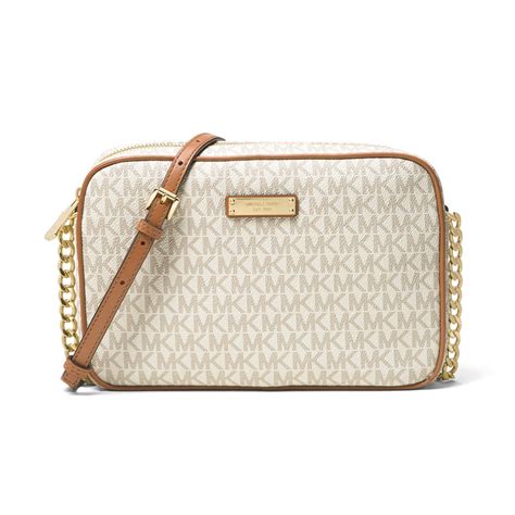 michael kors jet set crossbody tasche|michael kors vanilla jet set.